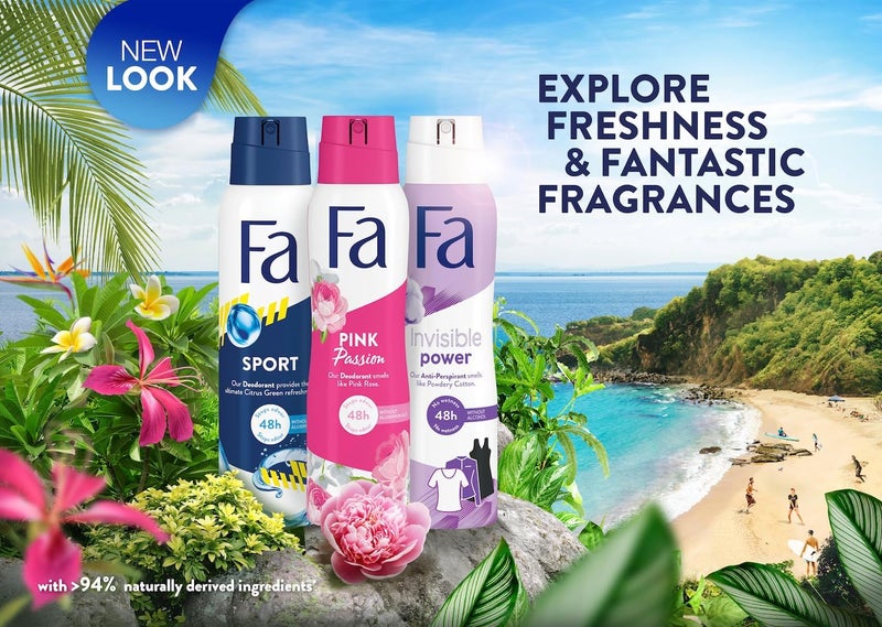 Fa Deodorant Spray Invisible Power 150 Ml - Image 2